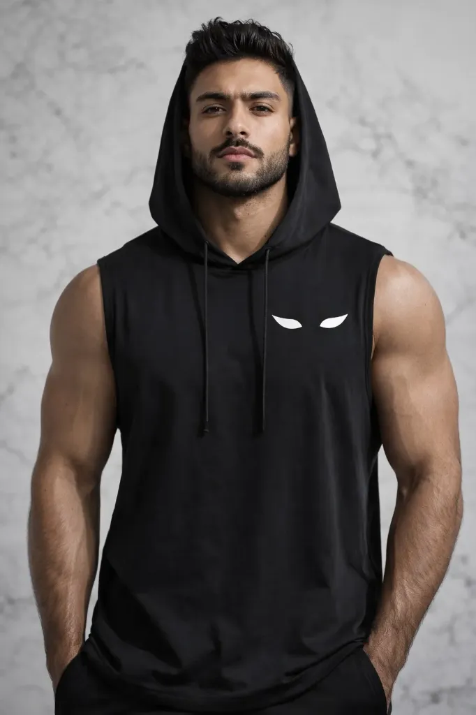 Shadow Eye Sleeveless Hoodie (small)