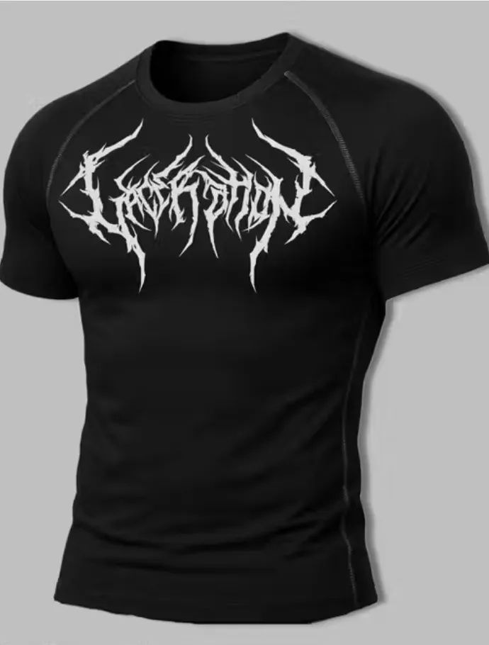 ShadowForge Compression Tee (small, Black)